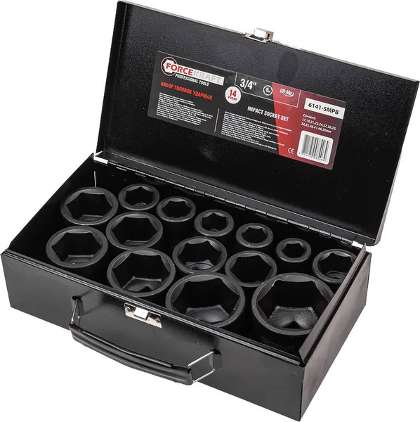 Набор головок слесарных ForceKraft FK-6141-5MPB