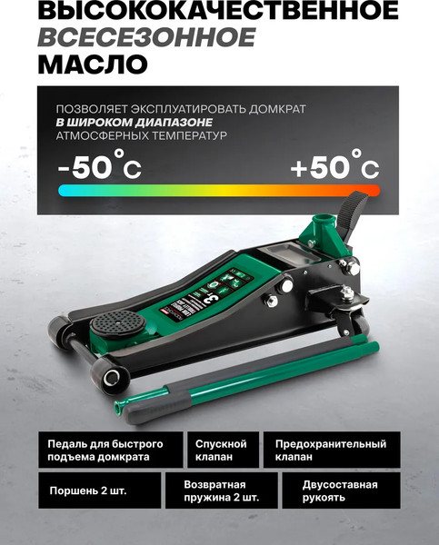 Подкатной домкрат RockForce RF-TH33003F