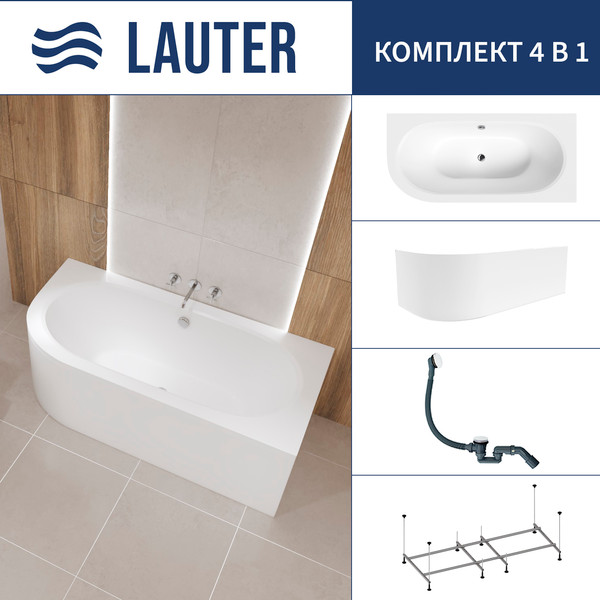 Ванна акриловая Lauter Bliss 170 P / 21201072P - фото