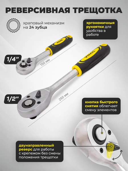 Универсальный набор инструментов WMC Tools WMC-41151-5