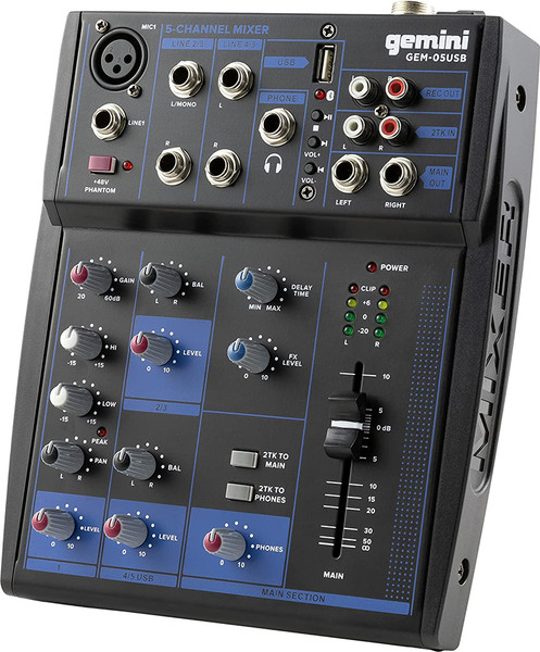 Микшерный пульт GEMINI GEM-05USB