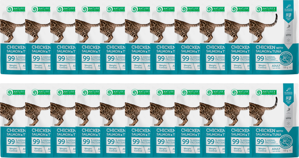 Влажный корм для кошек Nature's Protection Weight Control с кур, лос и тунцом / NPUPF63657 - фото