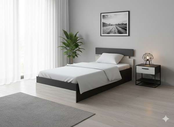 Односпальная кровать Proson Milton с ПМ 80x190