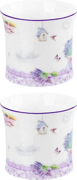 Набор кружек Elan Gallery Лаванда New Bone China / 420765