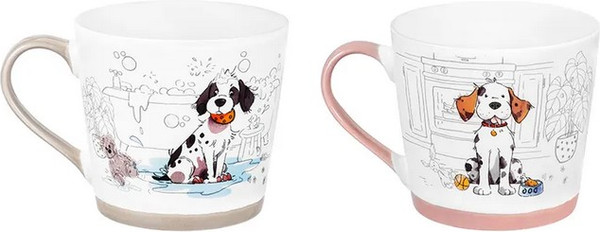 Набор кружек Elan Gallery Озорные Собаки / 880227