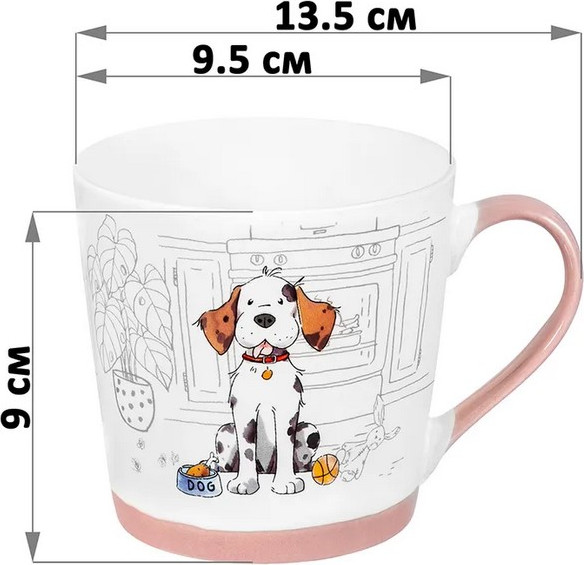 Набор кружек Elan Gallery Озорные Собаки / 880227
