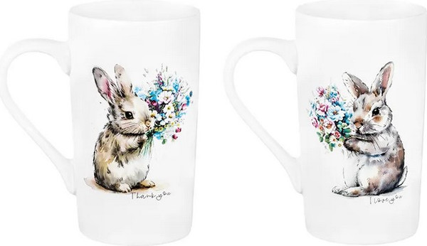 Набор кружек Elan Gallery Кролики / 880226