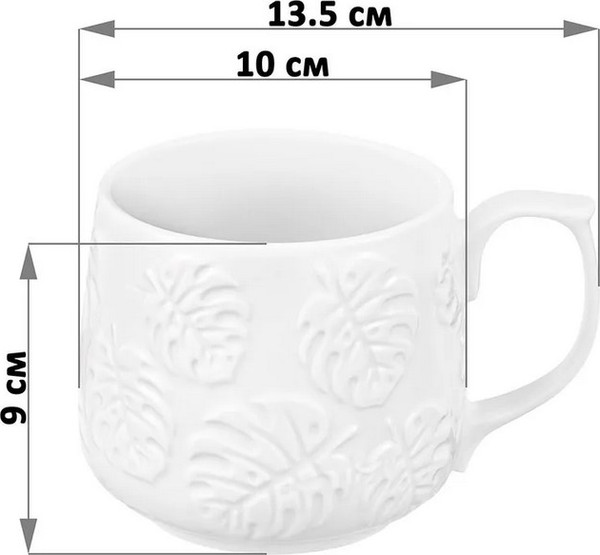 Набор кружек Elan Gallery Тропики / 950394