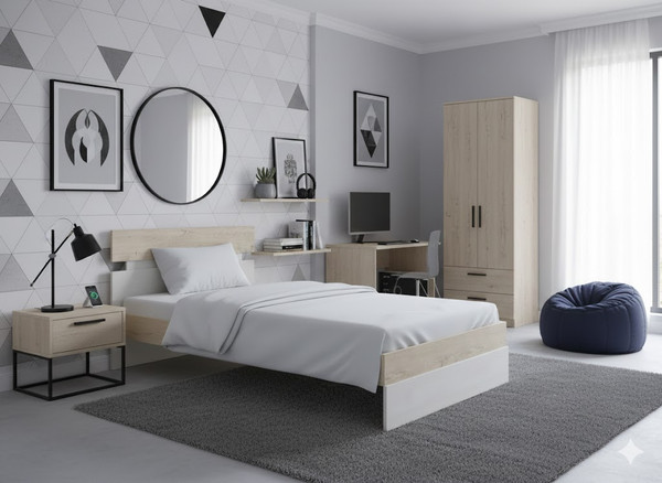 Односпальная кровать Proson Milton 90x190