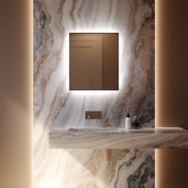 Зеркало Silver Mirrors Spell-Black 60x70 / LED-00002972