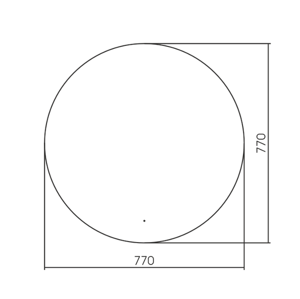 Зеркало Silver Mirrors Плаза D770 / LED-00002713