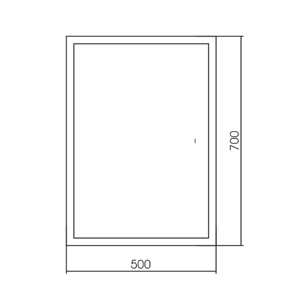 Зеркало Silver Mirrors Norma neo 50x70 / LED-00002805