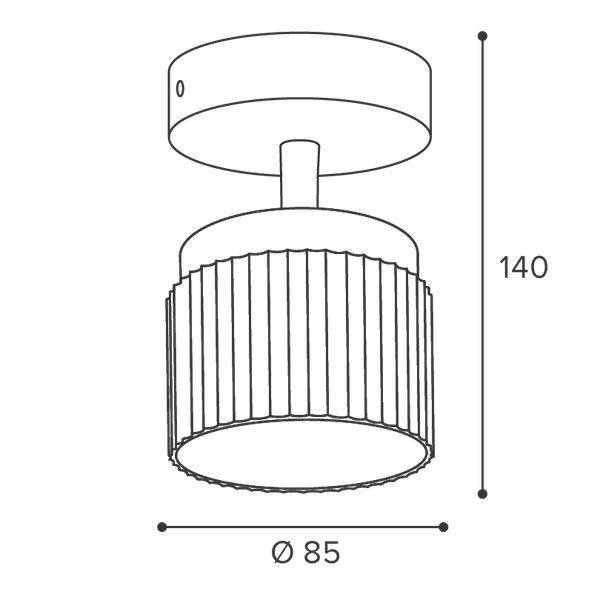 Точечный светильник Wolta WSL-GX53/19BG-2