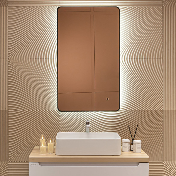 Зеркало Silver Mirrors Incanto-Black- 2.1 60x100 / LED-00003020  - фото