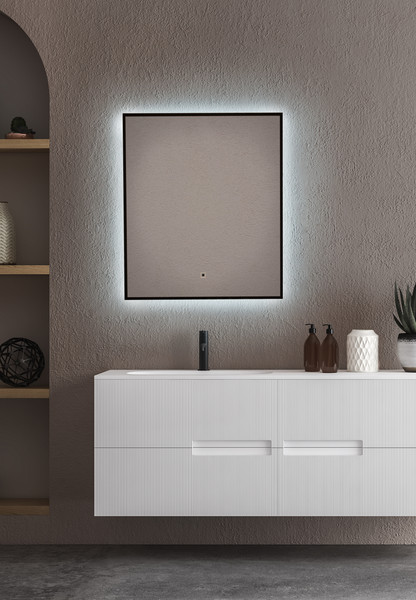 Зеркало Silver Mirrors Spell-Black 60x70-2.1 / LED-00002993  - фото