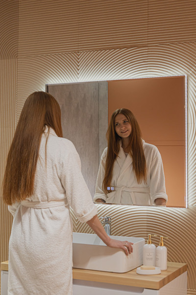 Зеркало Silver Mirrors Алмина 100x80 2.2 / LED-00003007