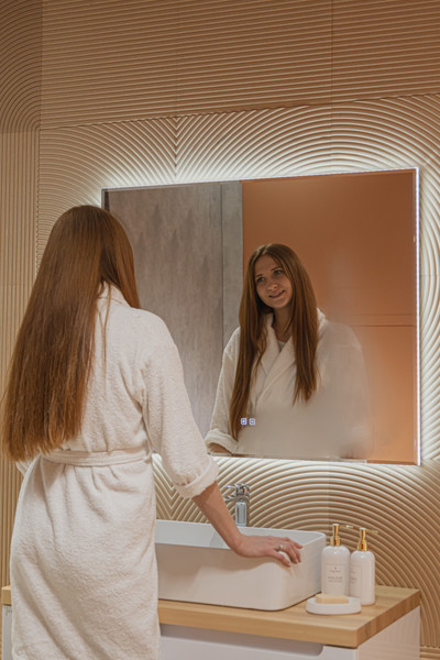 Зеркало Silver Mirrors Алмина 100x80 2.2 / LED-00003007