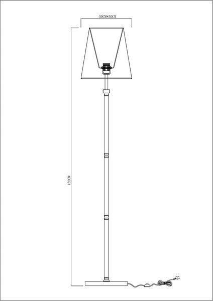 Торшер Arte Lamp A4098PN-1CC