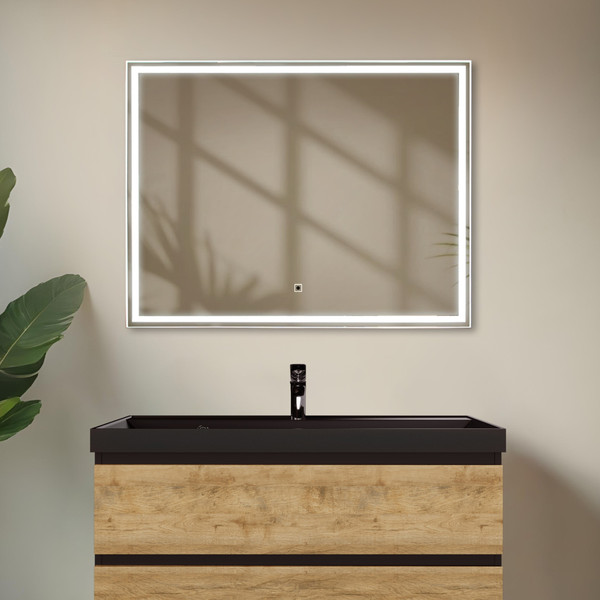 Зеркало Silver Mirrors Ливия 100x80 2.1 / LED-00002999 - фото