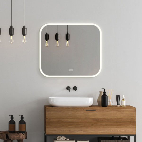 Зеркало Silver Mirrors Стив 80x68 2.2 / LED-00003011