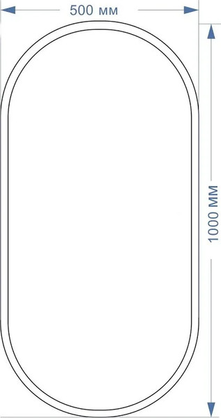 Зеркало Silver Mirrors Aurora 50x100 / ФР-00002533