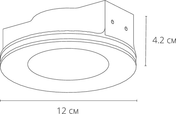 Точечный светильник Arte Lamp Invisible A9282PL-1WH