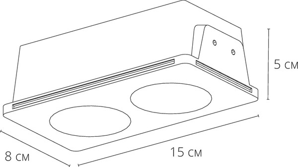 Точечный светильник Arte Lamp Invisible A9286PL-2WH
