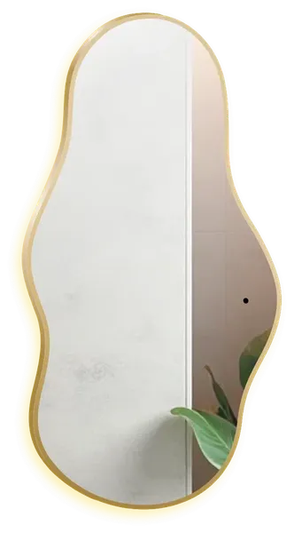 Зеркало Silver Mirrors Casper Gold-ТХ 60x110 / LED-00003118