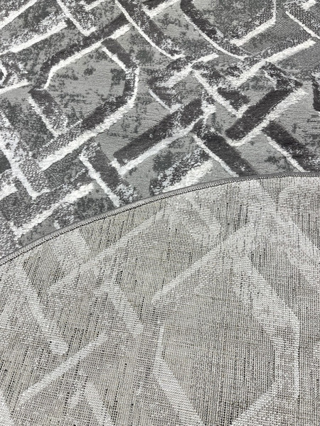 Ковер Sahan Alvita 7850D-S-D-GREY-GREY-OVAL K25
