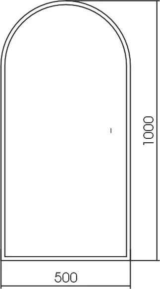 Зеркало Silver Mirrors Donna-ТХ 50x100 / LED-00003134