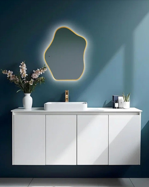 Зеркало Silver Mirrors Wendy Gold-ТХ 60x80 / LED-00003113