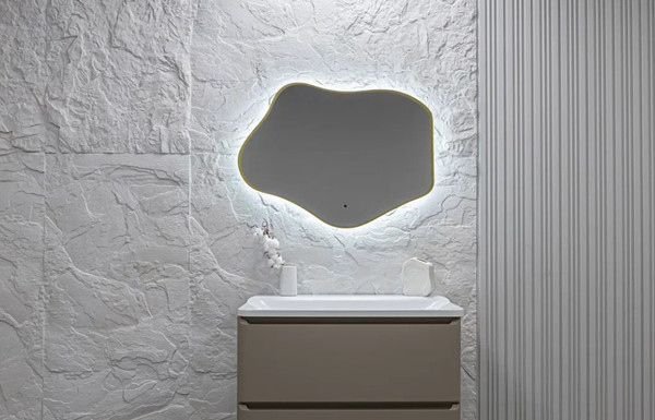 Зеркало Silver Mirrors Wendy Gold-ТХ 60x80 / LED-00003113