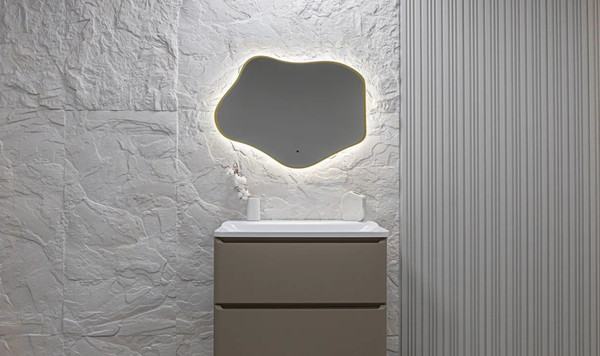 Зеркало Silver Mirrors Wendy Gold-ТХ 80x100 / LED-00003137