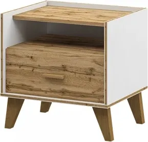 Прикроватная тумба ELVA Нодо NEM01T-1S-500/400/540 (01) - фото