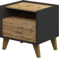 Прикроватная тумба ELVA Нодо NEM01T-2S-500/400/540 (02) - фото