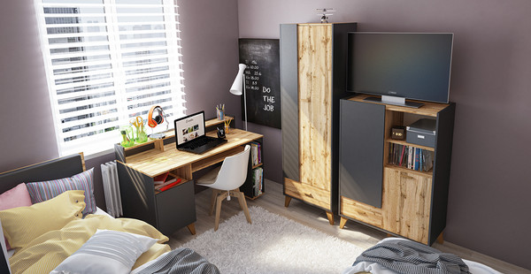 Шкаф ELVA Нодо NEM01HP-2D1S-800/620/2000 (02)