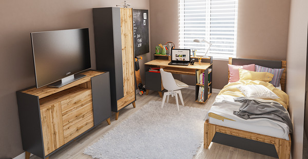 Тумба ELVA Нодо NEM01T-2D3S-1340/400/950 (02)