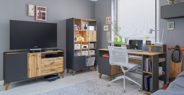 Тумба ELVA Нодо NEM01T-2D2S-1340/400/740 (02)