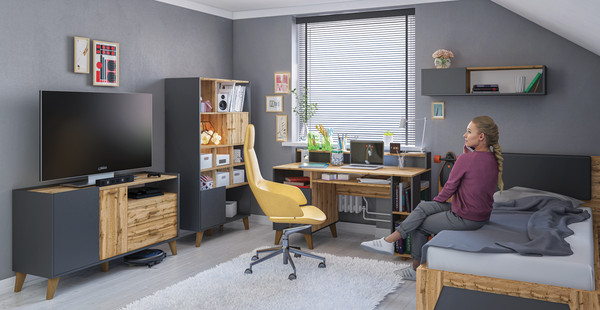 Тумба ELVA Нодо NEM01T-2D2S-1340/400/740 (02)