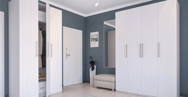 Шкаф-пенал ELVA Брис NEM02HP-1D2S-400/580/2400 (11)