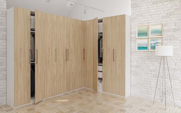 Шкаф ELVA Брис NEM02HС-2D-1000/1000/2400 (07)