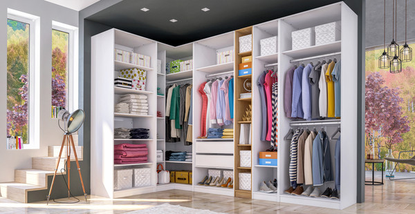 Стеллаж ELVA Брис NEM02HS-400/580/2400 (15)