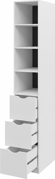 Стеллаж ELVA Брис NEM02HS-3S-400/600/2400 (03) - фото