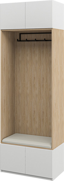 Секция в прихожую ELVA Брис NEM02HS-4D-800/450/2400 (20) - фото