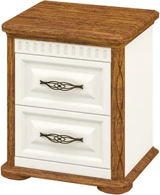 Прикроватная тумба ELVA Лазаро NEM03T-2S-530/450/610 (26) - фото