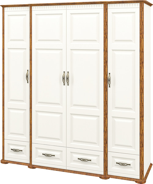 Шкаф ELVA Лазаро NEM03HP-4D4S-2040/660/2200 (26) - фото