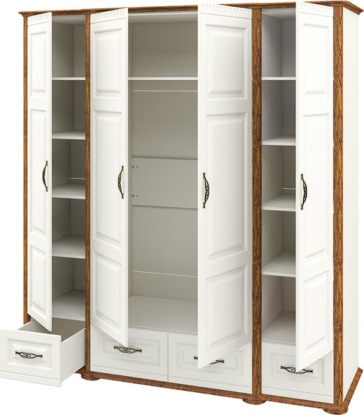 Шкаф ELVA Лазаро NEM03HP-4D4S-2040/660/2200 (26)