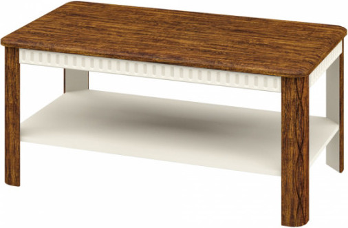 Журнальный столик ELVA Лазаро NEM03SG-1100/600/500 (26) (крем/дуб кантри) - фото