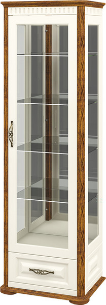 Шкаф с витриной ELVA Лазаро NEM03HS-1V1S-640/2000/480 (26) - фото