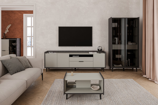 Журнальный столик ELVA Эссен NEM04SG-800/500/460 (29)